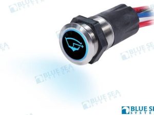 10A PUSH BUTTON LED RING SWITCH OFF-ON (