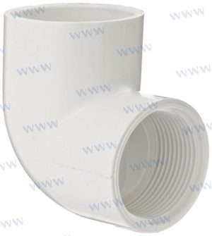 2.50" X 45 Deg Elbow (White)