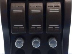 3 GANG WATERPROOF SWITCH PANEL