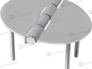 4 BOLTS INOX HINGE 51X35