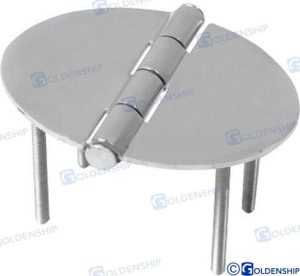 4 BOLTS INOX HINGE 67X48