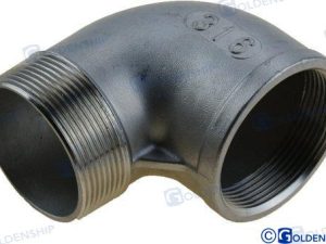 45º ELBOW BANDED  AISI316  3/4