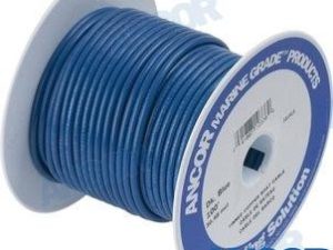 500'  Tinned Copper Wire 18 AWG Blue (0,