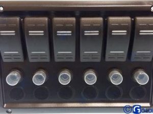 6 GANG WATERPROOF SWITCH PANEL