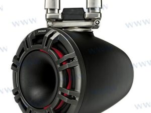 9" horn tower system black grill LED