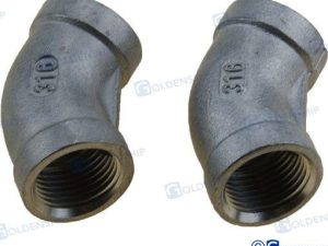 90º ELBOW BANDED AISI316 3/8" (2)