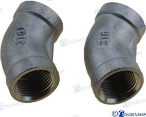 90º ELBOW BANDED AISI316 3/8" (2)