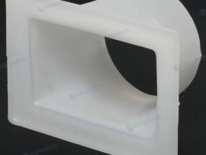 ABS plenum adapter - Ø120mm oval