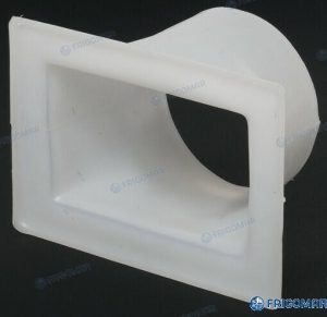 ABS plenum adapter - Ø120mm oval