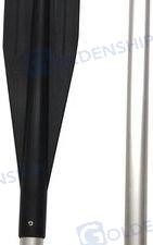 ANODIZED ALU OAR DEM. PLASTIC BLADE