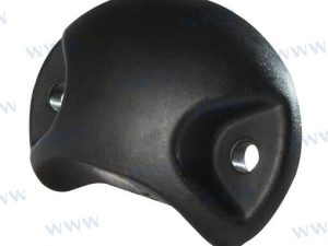 Barbados Black Polymer Courtesy Light, W