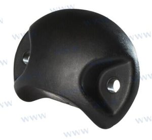 Barbados Black Polymer Courtesy Light, W