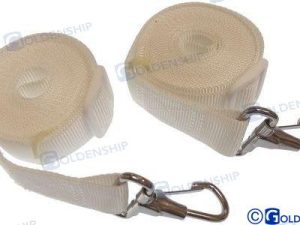 BIMINI TOP STRAP WHITE (PAIR)