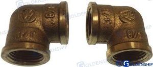 BRASS ELBOW H/H 3/8" (2)