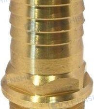 BRASS MALE HOSE CONNECTOR  1 1/4" X 32 M