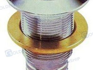 BRASS THRUHULL 1 1/4"