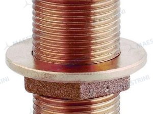 BRONZE THROUGH HULL OUTLET WELL PATTERN