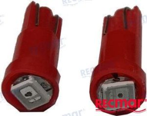 BULB 12V, 1.2W RED  (PACK 2)