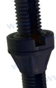 CEA CAP BULKHEAD PASS-THRU BLACK