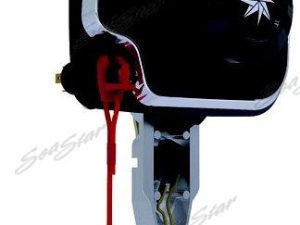 CENTER CONSOLE PORT MOUNT BLACK w/Engine