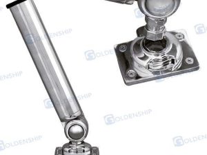 CHROMED BRASS "CLICK" ROD HOLDER 360º