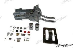 CHROMED RAKED SMOOTH TOP MOUNT CONTROL