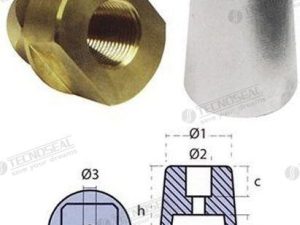 CONICAL PROPELLER NUT WITH SQUARE INNER