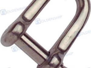 D SHACKLE, SCREW PIN 14MM (15)