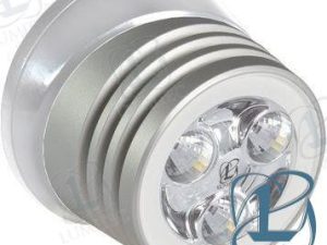 DECK LIGHT, BRUSHED, 5K WHITE, WHITE BAS