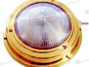 DOME LIGHT BRASS 3"