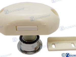 DOOR LATCH (CHROMED BUTTON)