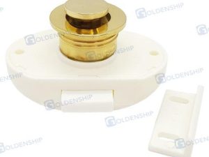 DOOR LATCH (POLISHED BUTTON)