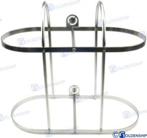 DOUBLE FENDER HOLDER SS 2*26 CMS.