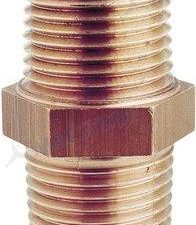 DOUBLE SCREW NIPPLE BRONZE 3/8"