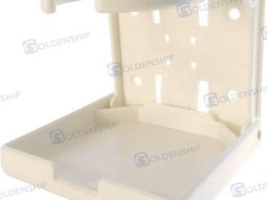 DRINK HOLDER, PLASTIC FRONT OPENINIG WHI