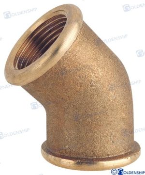 ELBOW 45° F.F.  3/4'' BRASS CR
