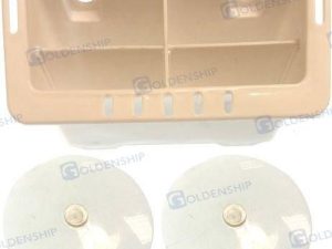 ELECTRONICS CADDY - WHITE -