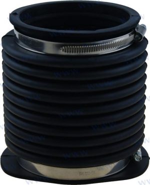 EXHAUST BELLOW W/HOSE CLAMPS - DPH