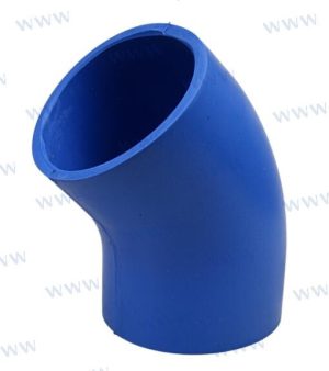 EXHAUST ELBOW 45º  SILICONE 4" 100MM