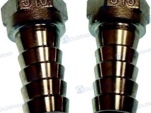 FEMALE NIPPLE AISI 316  3/8 - 15 (2)