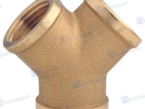 FITTING ¨Y¨ 1''1/4  F.F.F.  BRASS CR