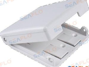 FOLD-UP ADJUSTABLE DRINK HOLDER - WHITE