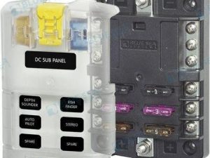 FUSE BLOCK ATO 6 CIRCUIT W/GROUND