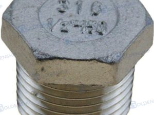 HEX HEAD PLUG  AISI 316   1"