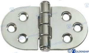 HINGE w/CENTRAL PIN 76X38 MM (2)