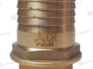 HOSE TAIL 1''1/2 x 50 M. BRASS CR