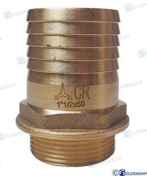 HOSE TAIL 1''1/2 x 50 M. BRASS CR