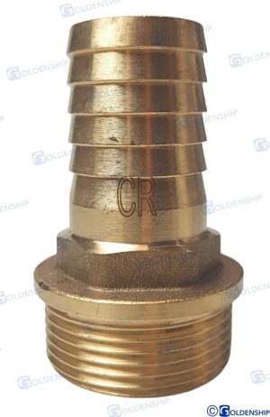 HOSE TAIL 1''1/4 x 30 M. BRASS CR