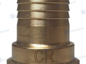 HOSE TAIL 1''1/4 x 38 F. BRASS CR