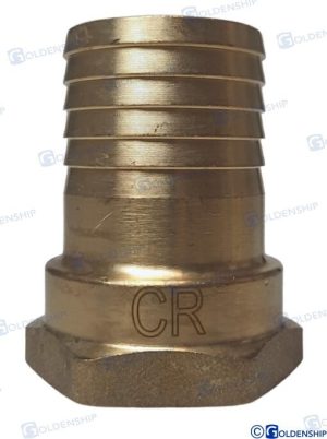 HOSE TAIL 1''1/4 x 38 F. BRASS CR
